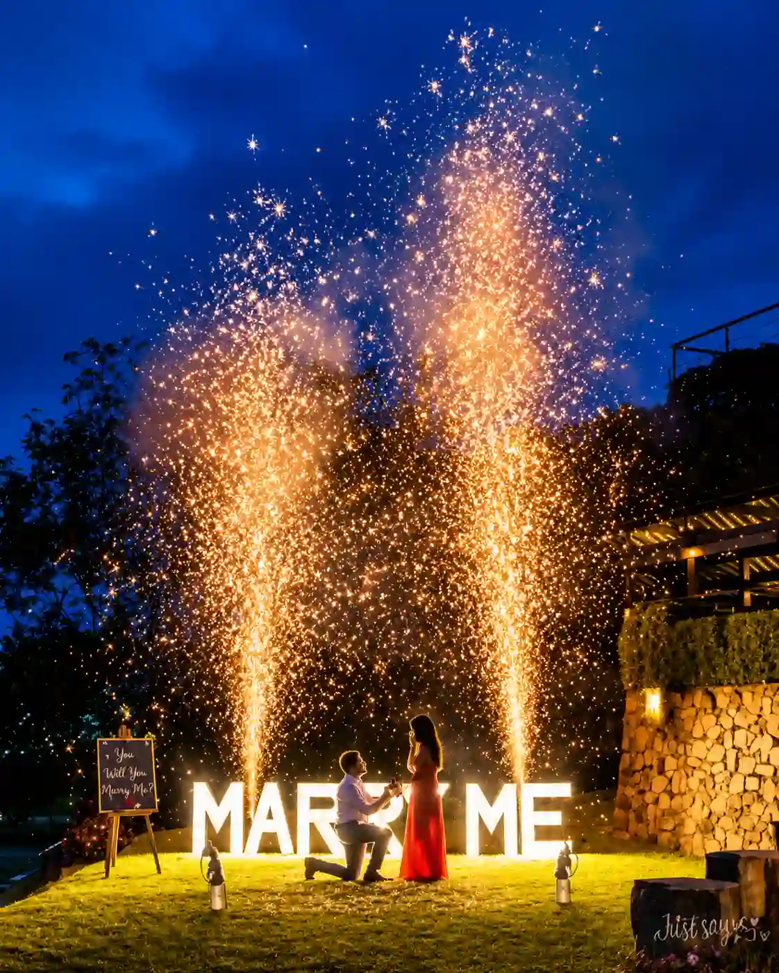 A Proposal Lit by Sath Hiru