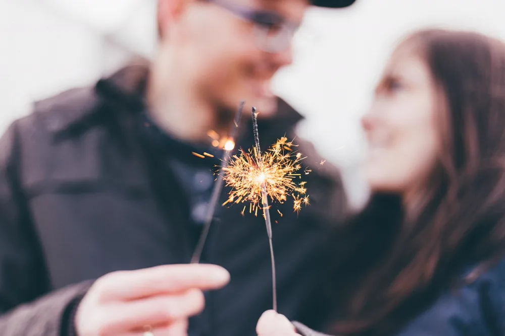 Pre-Wedding Shoot with Sparklers